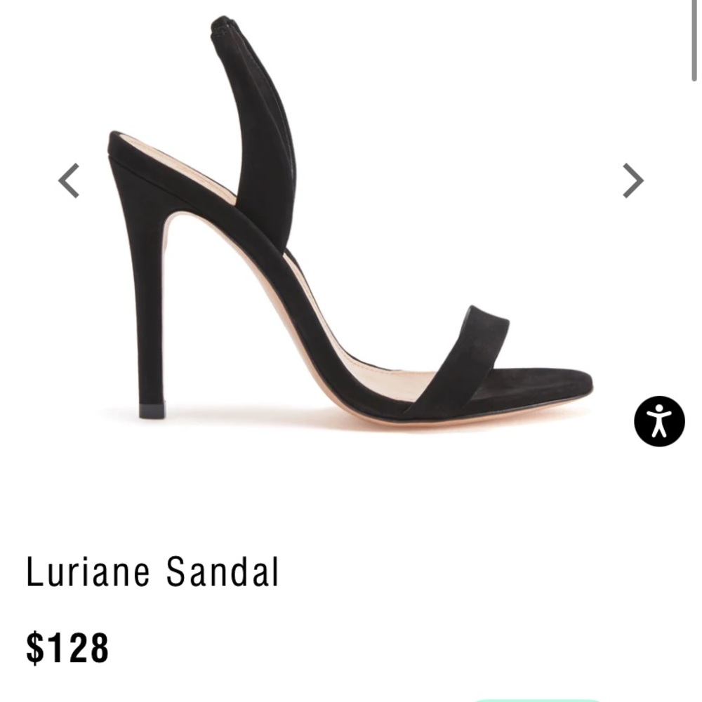 Luriane Sandals | SCHUTZ | Nubuck | Black
